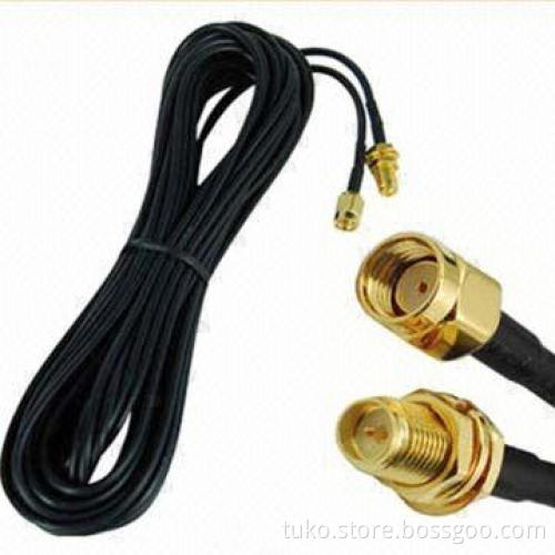 SMA cable assembly, rpSMA male to rpSMA female